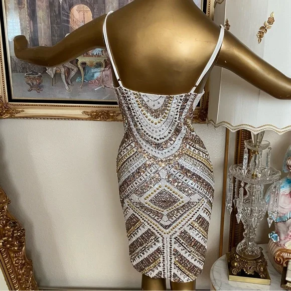 K&i Timeless Elegance Sequin Dress - Picture 4 of 13